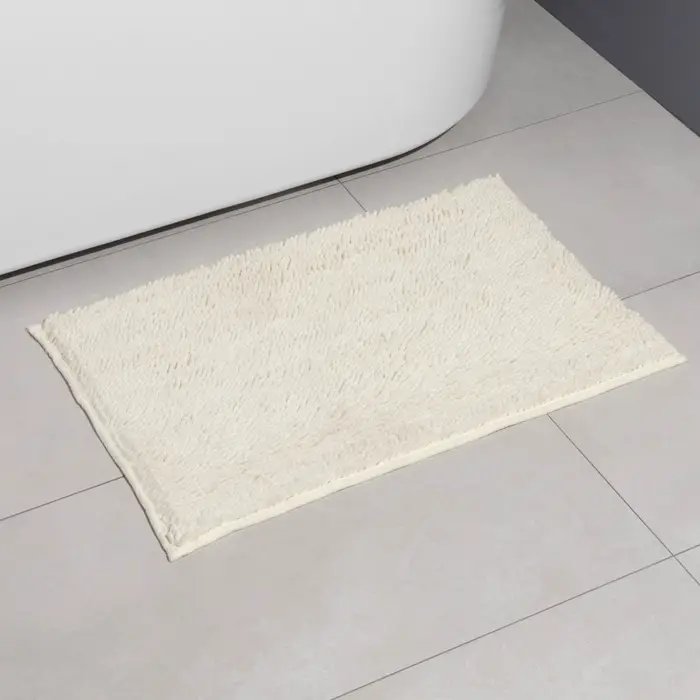 Коврик для дома LaDо́m, букли, плотность 1400 г, 50&times;80 см, белый