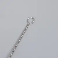 Ёршики, набор 4 шт., 25&times;1.5 см, с кольцом, ворс белый