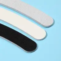 Набор пилок для ногтей, бумеранг, 100/180, 180/200, 200/240 грит, 18 см, 3 шт.