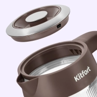 Чайник электрический стеклянный КТ-8710- 1.8 л