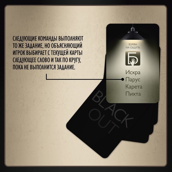 Настольная игра на объяснение слов «Blackout», 120 карт, 12+ Настольная игра на объяснение слов «Blackout», 120 карт, 12+