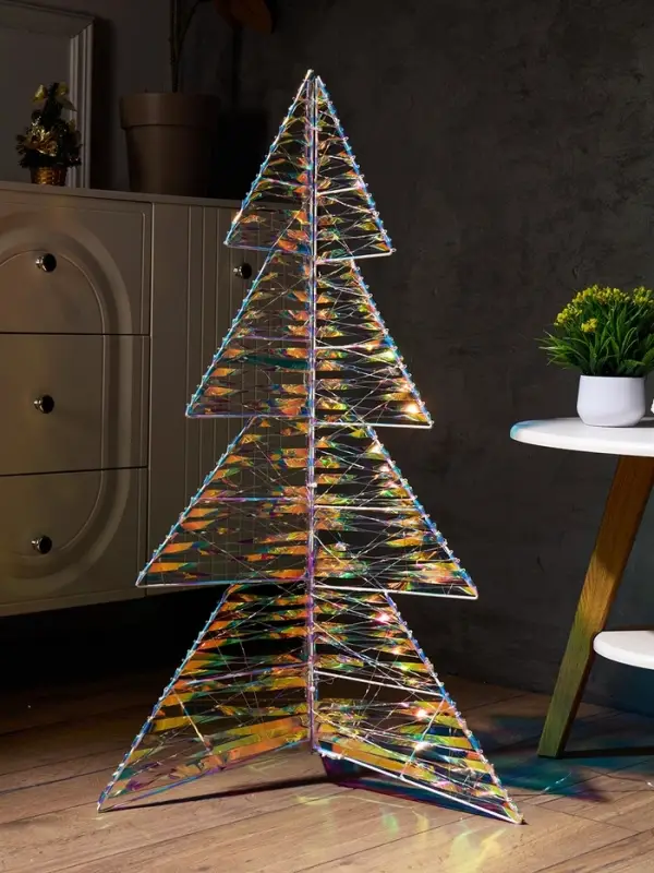 Фигура световая FROSTY &laquo;Елка&raquo;, 64&times;64&times;100, 720 LED, 220V, свечение тёплое белое