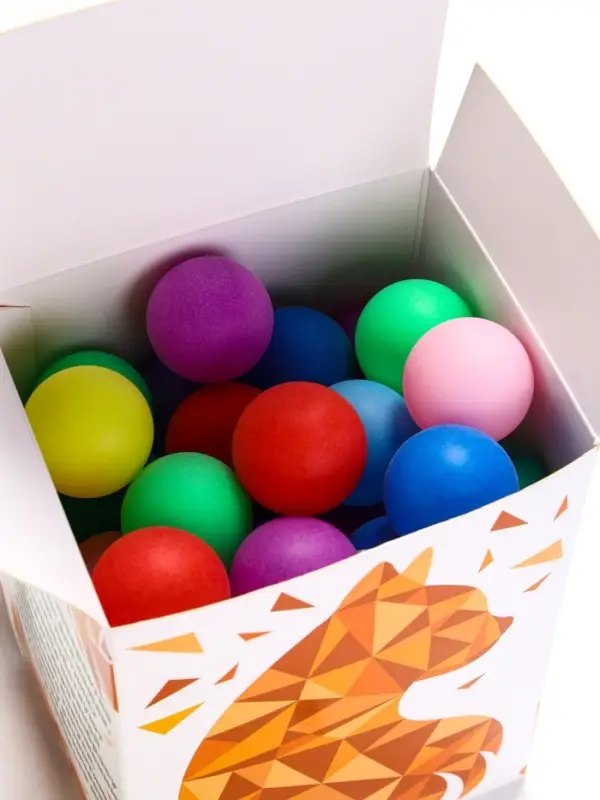 Шарики для кошек, 4 см (подходят для игровых комплексов), фасовка 60 шт., микс цветов