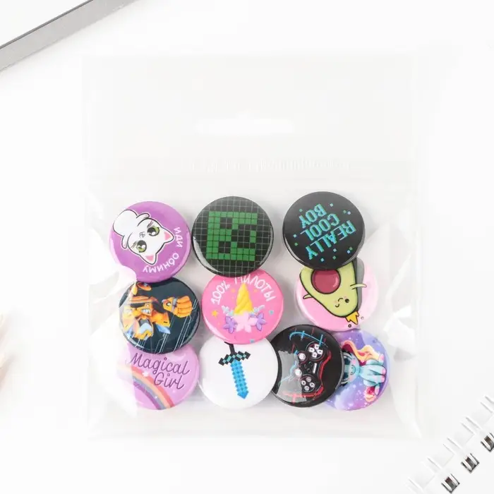 Значок металлический , закатной «Детский», 25 мм, МИКС Значок металлический , закатной «Детский», 25 мм, МИКС