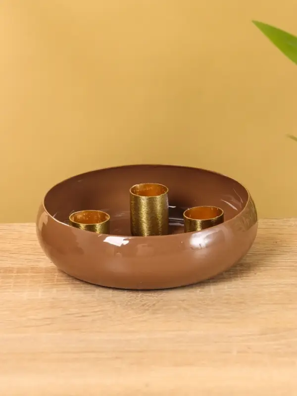 Подсвечник на 3 свечи на магнитах «Бисквит», 13×13×4 см Подсвечник на 3 свечи на магнитах «Бисквит», 13×13×4 см