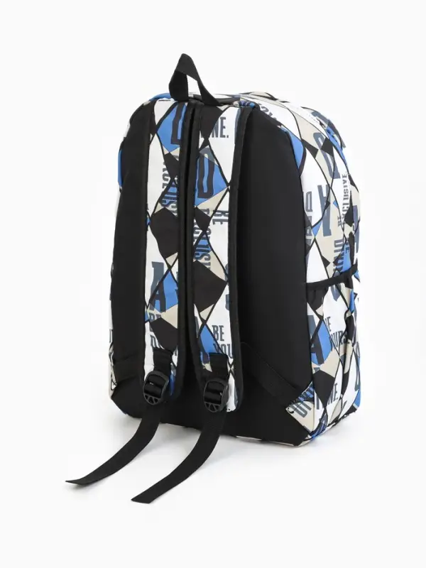 Рюкзак школьный 3 кармана, 1 отделение, 30&times;13&times;42 см, синий