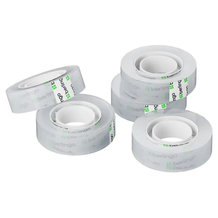 Клейкая лента канцелярская 15 мм х 33 м Berlingo, прозрачная Клейкая лента канцелярская 15 мм х 33 м Berlingo, прозрачная