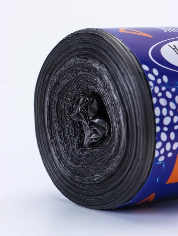 Мешки для мусора в рулоне 60 л, черные, ПНД, 9 мкм, 50 шт.