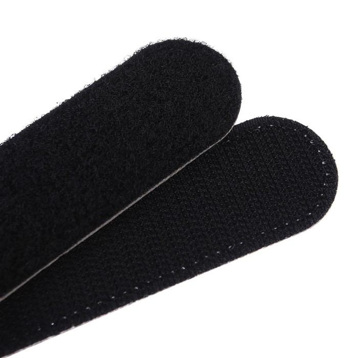 Карабин для сумок на коляску, на липучке, экокожа, цвет серый Карабин для сумок на коляску, на липучке, экокожа, цвет серый