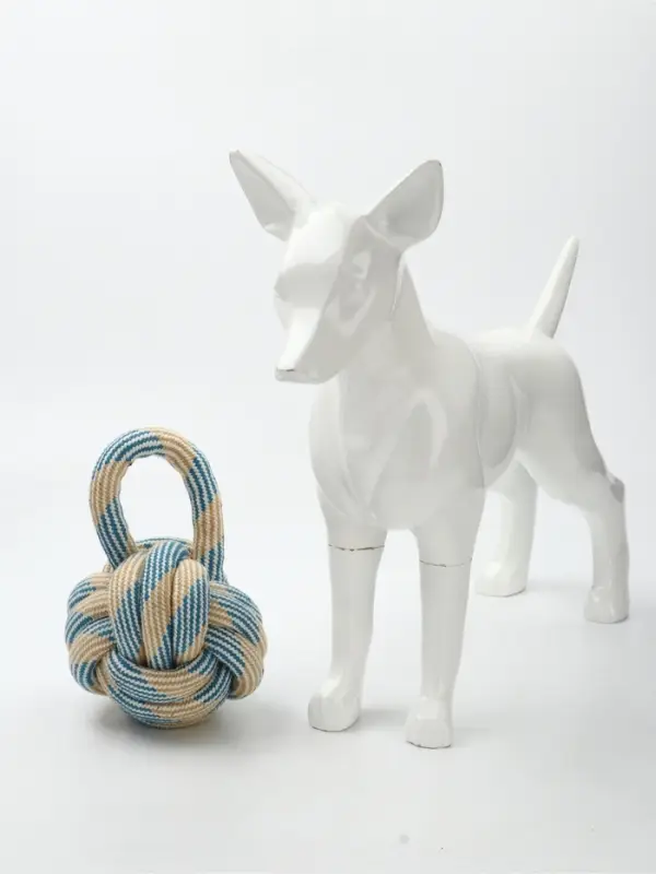 Игрушка для больших собак канатная &laquo;Огромный мяч с петлей&raquo;, до 25 см, до 340 г