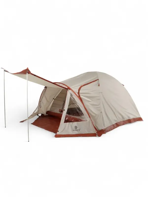 Палатка туристическая 4-местная maclay kavkaz ume 4, 250×360×140 см, треккинговая