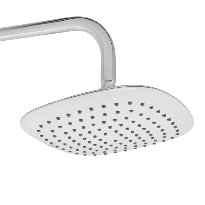 Душевая система ZEIN Z1002, тропическая и ручная лейка, шланги, стойка, мыльница, хром Душевая система ZEIN Z1002, тропическая и ручная лейка, шланги, стойка, мыльница, хром