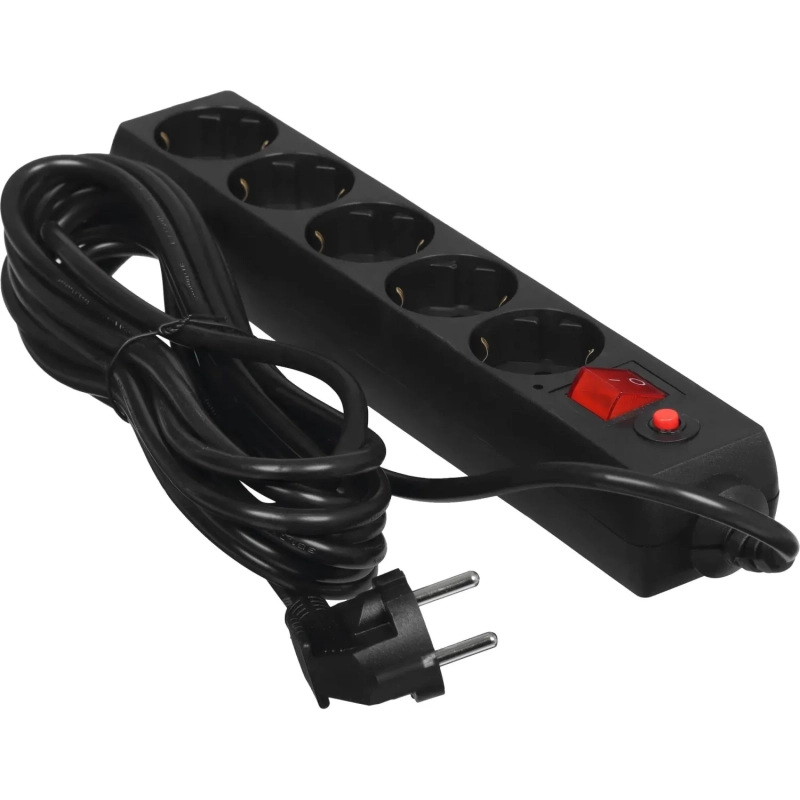 Сетевой фильтр Buro 500SH-3-B 3м (5 розеток) черный