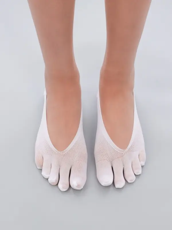 Корректоры - разделители для пальцев ног, капроновые, 36-42 р-р, пара, белые