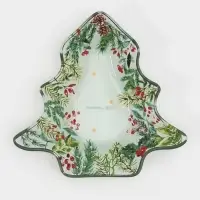 Блюдо сервировочное ёлочка "Еловые ветки" 17,7х18,5х3,5 см