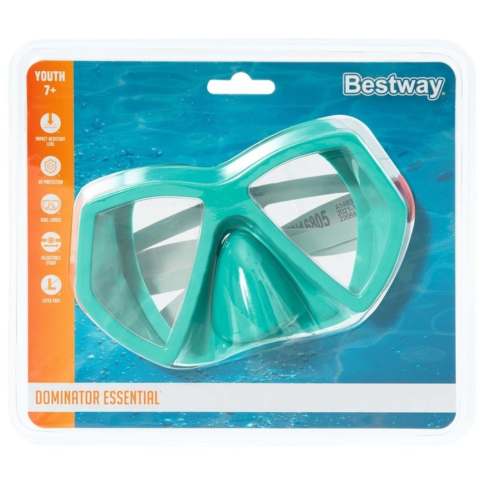 Маска для плавания Essential EverSea, от 7 лет, цвет МИКС, 22059 Bestway Маска для плавания Essential EverSea, от 7 лет, цвет МИКС, 22059 Bestway