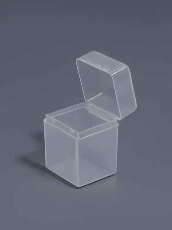 Органайзер для хранения мелочей, 9 баночек, в контейнере, 11.5&times;9&times;2.7 см, прозрачный