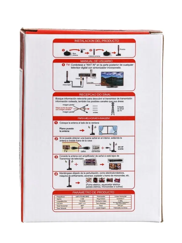 Антенна для телевизора с внешним усилителем Антенна для телевизора с внешним усилителем