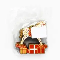 Ёлочная игрушка деревянная &laquo;Новогодний конь&raquo;, набор 10 шт.