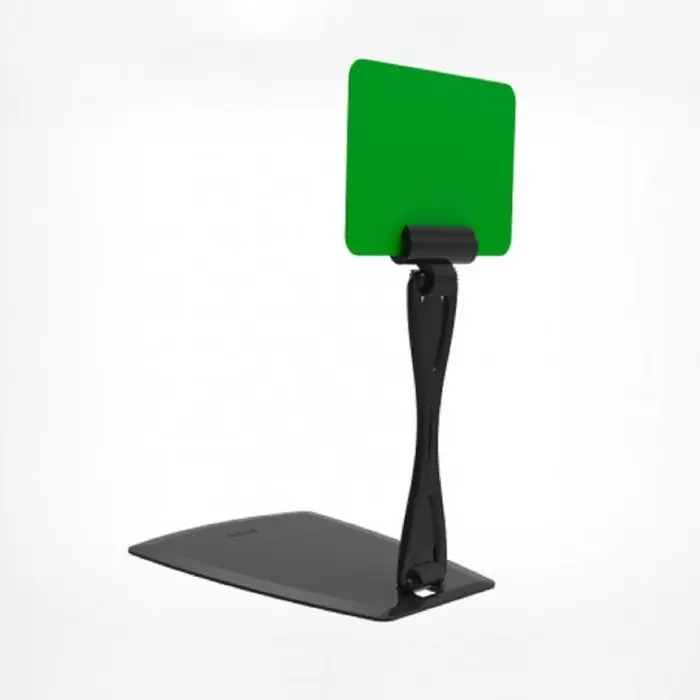 Ценникодержатель «Дели» настольный, на подставке, с изменяемым углом наклона, 8 х 10 х 10 см, цвет чёрный, пластик