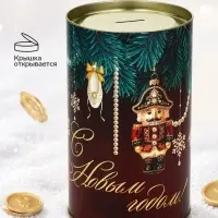 Копилка новогодняя, XXL, 20&times;12.2 см &laquo;Щелкунчик&raquo;