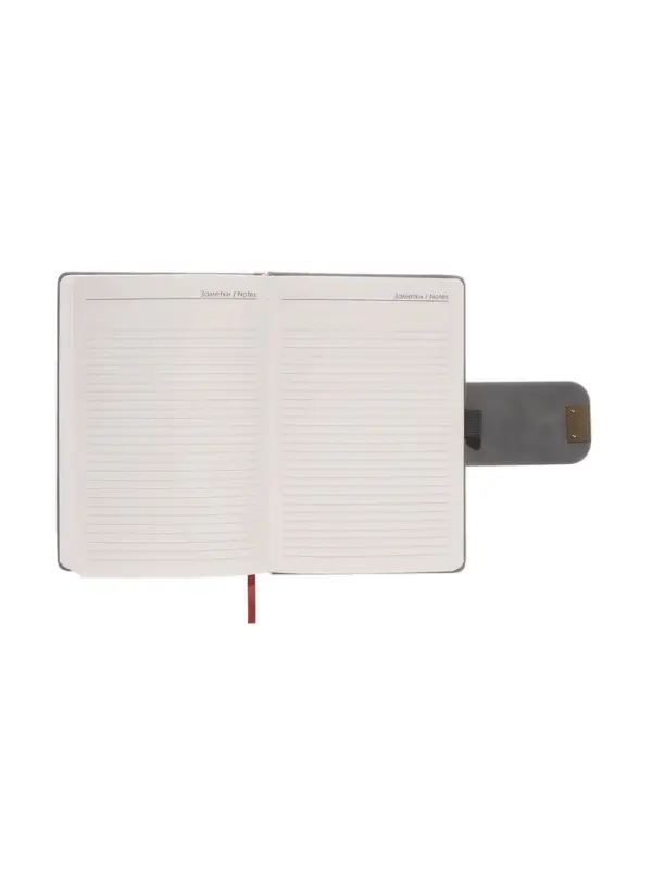 Ежедневник недатированный формат А5, с хлястиком, 96л, линия, пвх, Серый Ежедневник недатированный формат А5, с хлястиком, 96л, линия, пвх, Серый