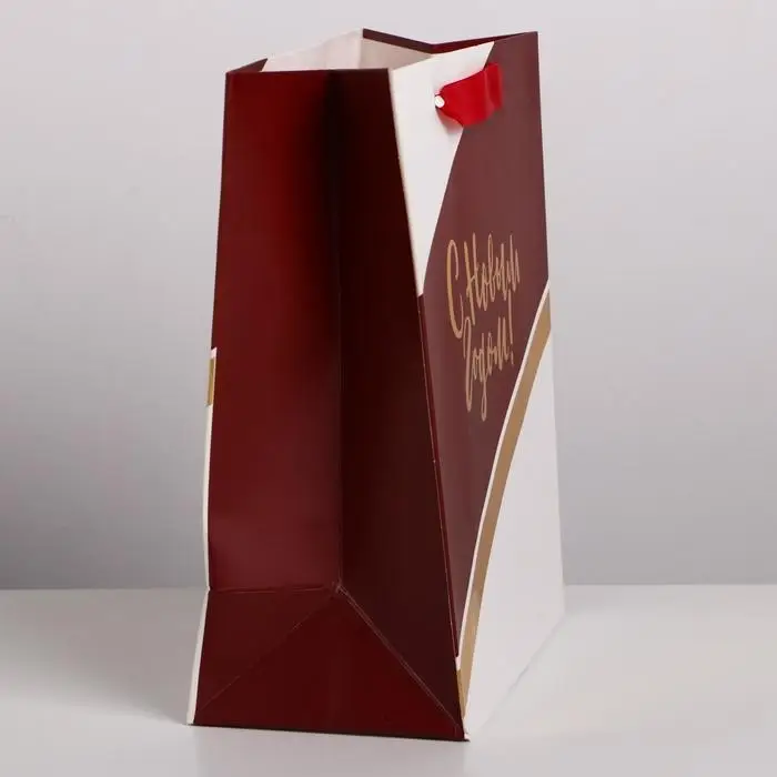 Пакет подарочный новогодний ламинированный «Счастья в Новом году», MS 18 х 23 х 10 см Пакет подарочный новогодний ламинированный «Счастья в Новом году», MS 18 х 23 х 10 см