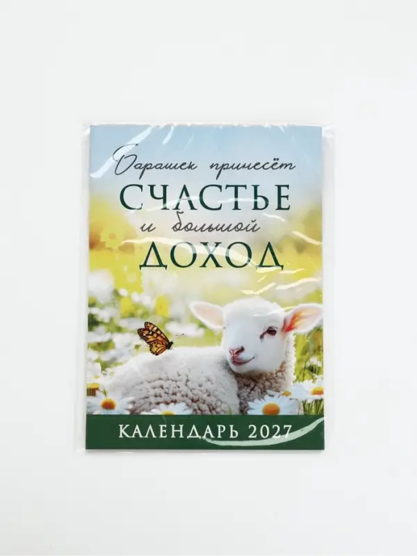 Календарь 2027, отрывной на магните &laquo;Счастье и доход&raquo; 9.5&times;13 см