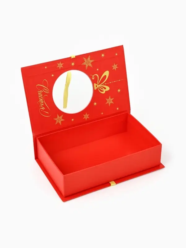 Коробка подарочная‒книга &laquo;С новым годом&raquo;, 20&times;12.5&times;5 см