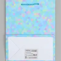 Пакет подарочный ламинированный "Лабиринт", S 18 x 23 х 10 см
