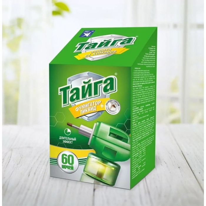 Комплект Тайга, фумигатор + жидкостной наполнитель от комаров Комплект Тайга, фумигатор + жидкостной наполнитель от комаров