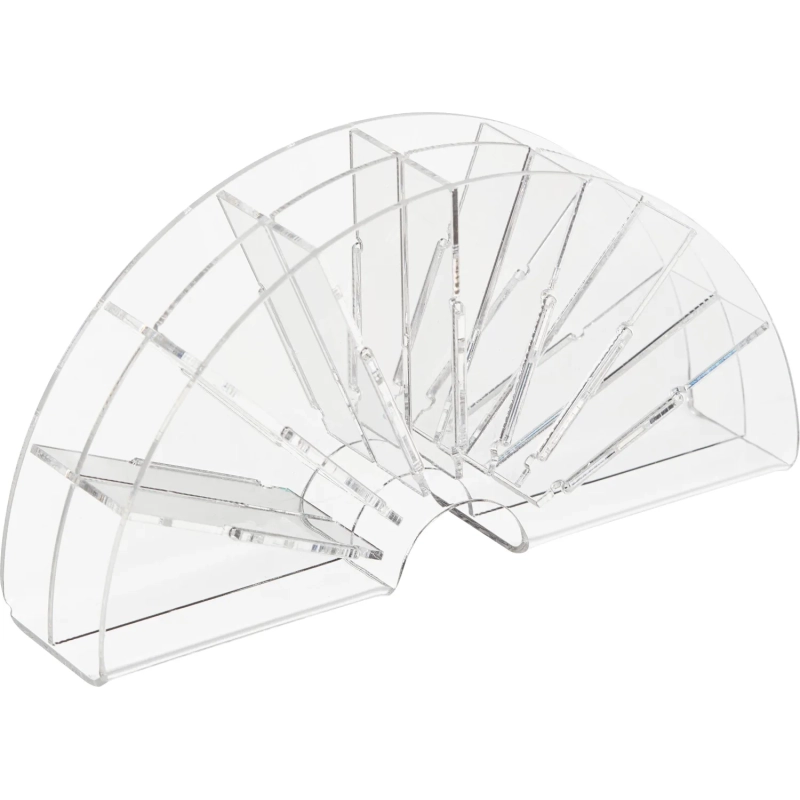 Подставка настольная рекламная под канц.прин Attache в форме веера на12 вид