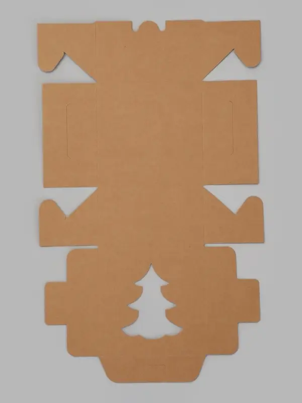 Коробка 10,2 х 10,2 х 5,9 см Бурая (фас 20шт)