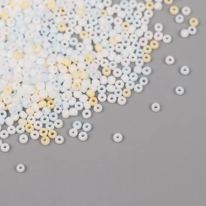 Бисер стекло 11/0  Бисер стекло 11/0 "Матовый. Меланж макарун" 10 гр