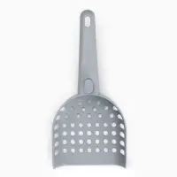 Совок для кошачьего туалета, 23&times;11&times;5.5, пластик, серый