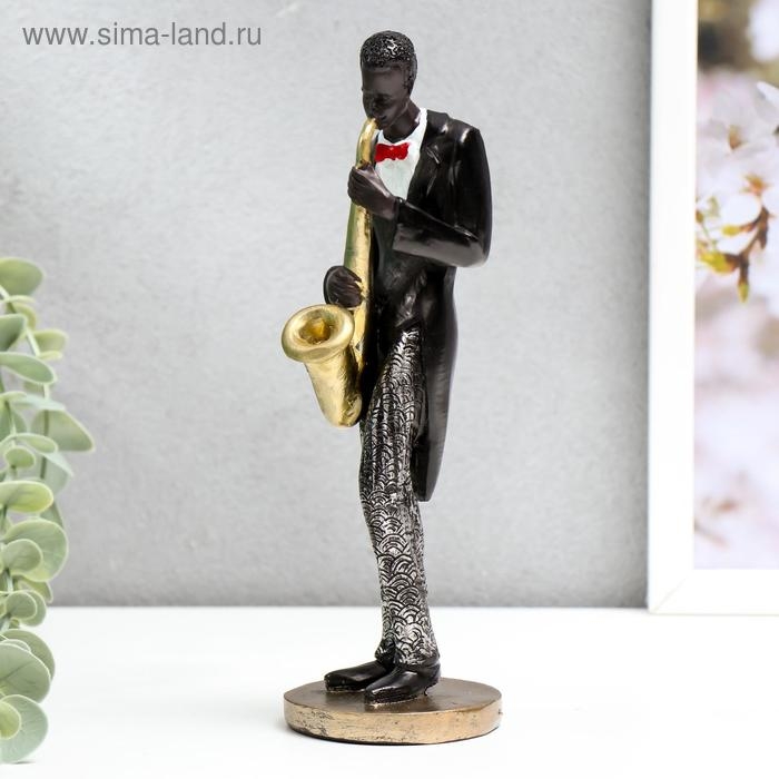 Сувенир полистоун  Сувенир полистоун "Джазовый музыкант" МИКС 21х6,5х6,5 см