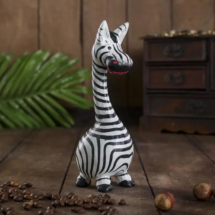 Сувенир «Зебра-толстячок», 18×6×5 см, дерево Сувенир «Зебра-толстячок», 18×6×5 см, дерево