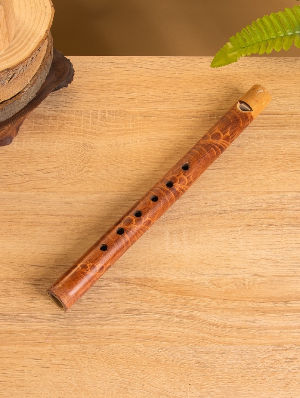 Сувенирный музыкальный инструмент  Сувенирный музыкальный инструмент "Флейта" бамбук, цв. коричневый, 30х2х2 см
