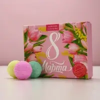 Бомбочки для ванны &laquo;8 Марта&raquo;, 12&times;40 г, Чистое счастье