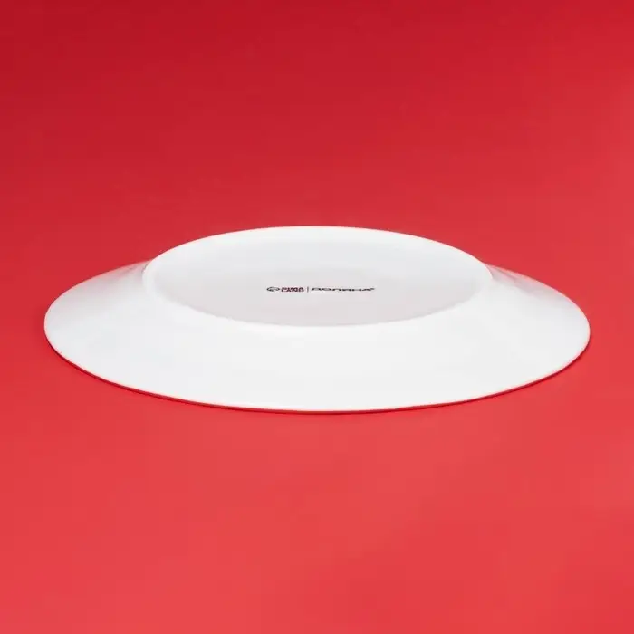 Тарелка новогодняя Доляна «Волшебное дерево», d=20,5 см, фарфор, цвет белый Тарелка новогодняя Доляна «Волшебное дерево», d=20,5 см, фарфор, цвет белый