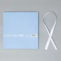Коробка подарочная складная, упаковка, «Голубая», 16.5 х 12 х 5 см