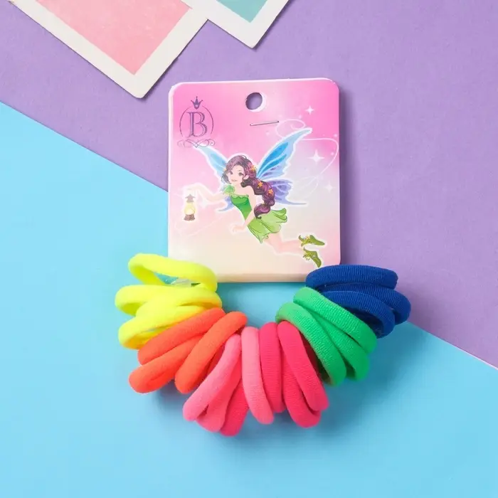 Резинка для волос Резинка для волос "Фея Гала" (набор 20 шт) 2,5 см, яркий