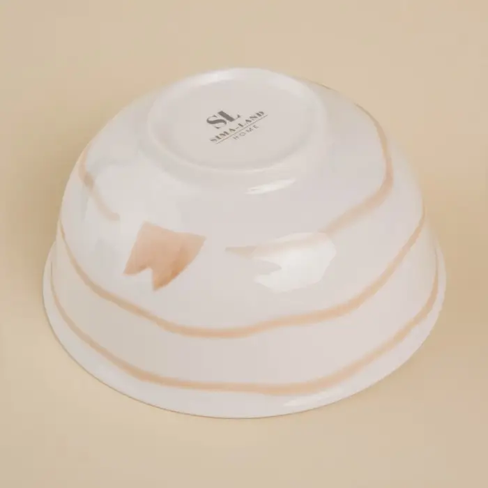 Салатники SL Home &laquo;Гатто&raquo;, 700 мл, d=15 см, набор 2 шт., фарфор, белые