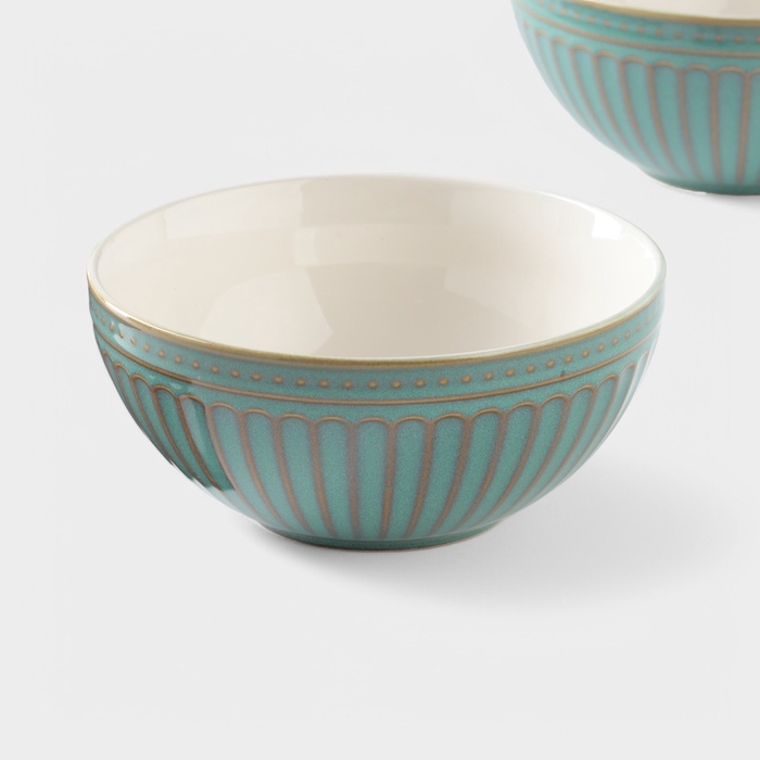 Набор салатников 2 шт Доляна Набор салатников 2 шт Доляна "Винтаж" 15х15х6,5 см, цвет синий