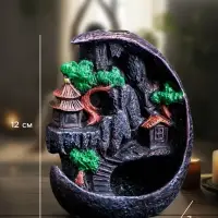 Подставка для благовоний TAKE IT EASY &laquo;Деревенька в горах&raquo;, стелющийся дым, 11&times;7&times;12 см