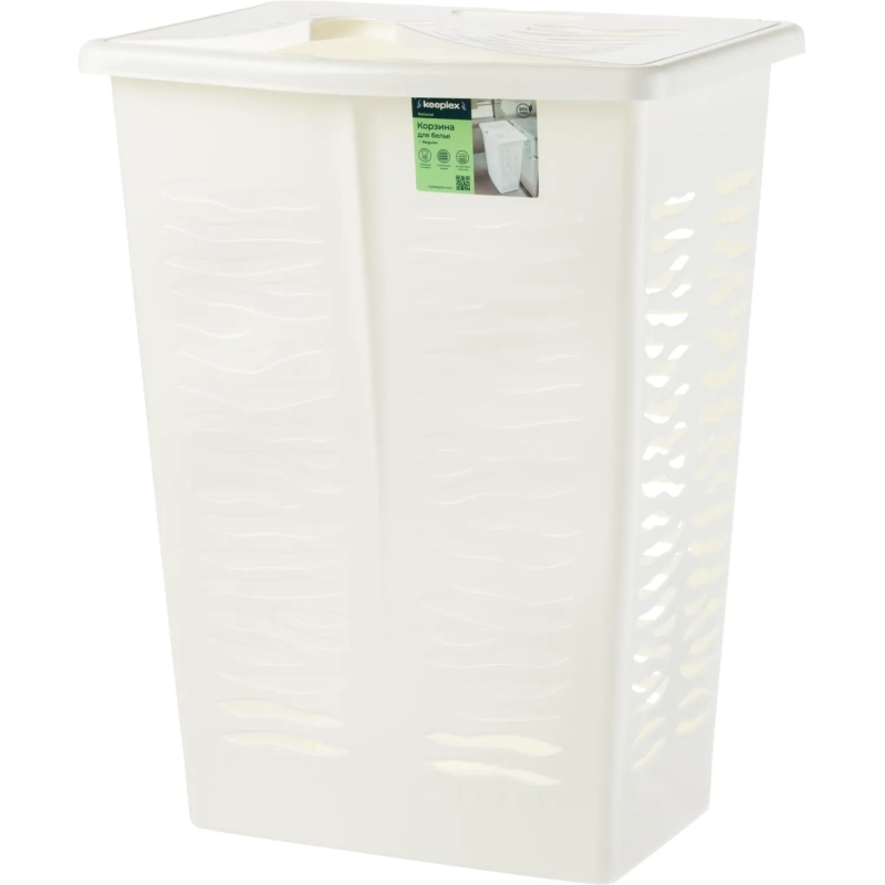 Корзина для белья Keeplex Regular 42л 39,8х29,9х53,7см белое облако