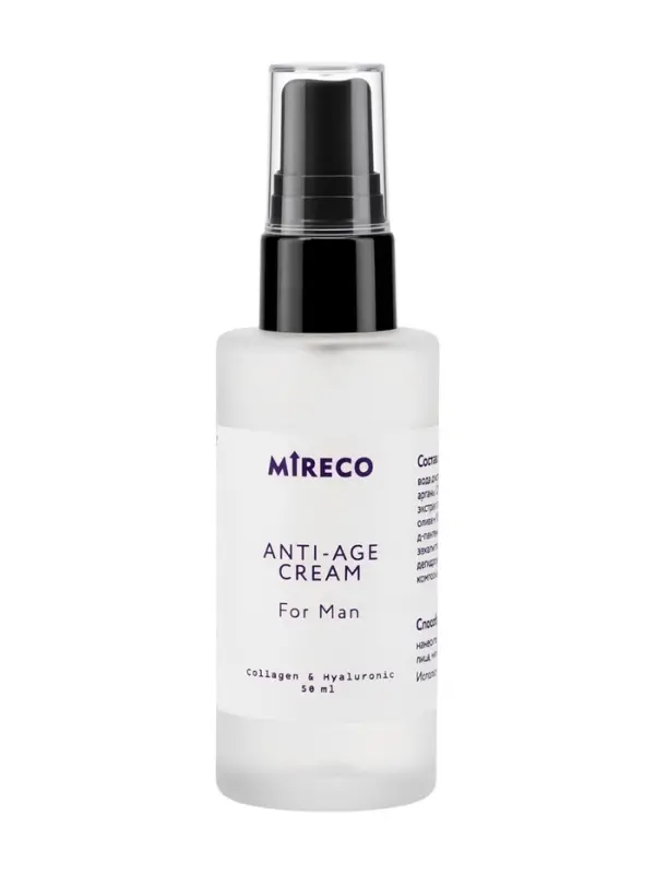 Крем для мужчин anti-age cream for man Mireco стекло, 50 мл