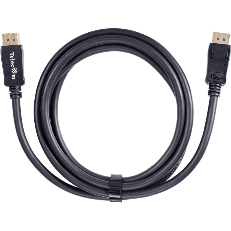 Кабель DP-DP соединительный 1.4V 8K@60Hz  2м , Econom, Telecom (TCG745C-2M)