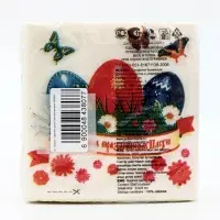 Пасхальные салфетки бумажные Гармония цвета &laquo;Светлый праздник&raquo;, 1 слой, 24х24 см, 50 шт