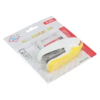 Степлер канцелярский №10, Calligrata, до 15 листов, со скобами, блистер, МИКС